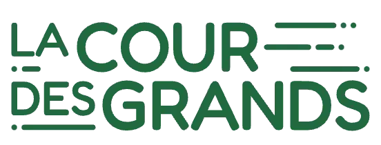 Logo de la cour des grands, référence Green Course.
