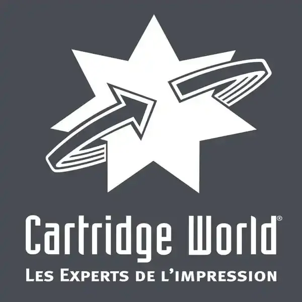 Logo de catridge world, référence Green Course.